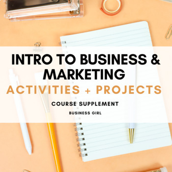 Preview of Introduction to Business and Marketing Supplement (Activities + Projects) Bundle