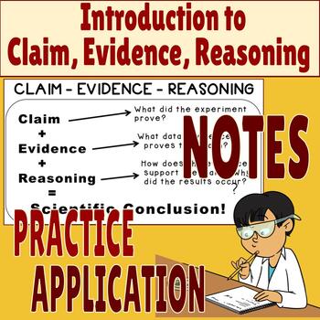 Preview of Introduction to CER: Claim, Evidence, Reasoning Lesson with Examples- DIGITAL
