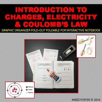 Preview of Introduction to Charges, Electricity and Coulomb's Law Graphic Organizer Notes