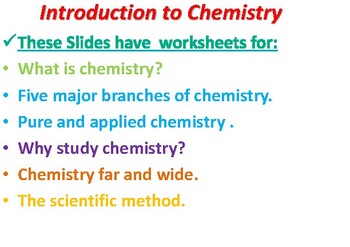 Preview of Introduction to Chemistry