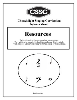 Introduction to Choral Sight Singing (Beginner's Manual) by Ramon Banda jr