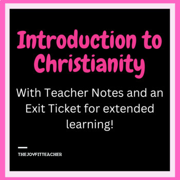 Preview of Introduction to Christianity - Digital Resources