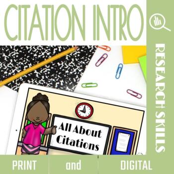 Preview of Introduction to Citation Activities