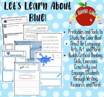 Preview of Introduction to Color Symbolism Creative Learning with Blue