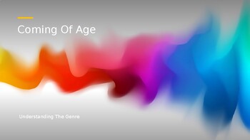 Preview of Introduction to Coming of Age as a Genre