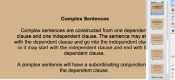 Preview of Introduction to Complex Sentences