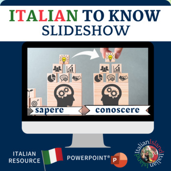 Preview of Introduction to Conoscere e Sapere Powerpoint for Italian