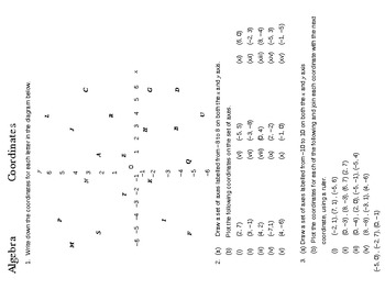 Preview of Introduction to Coordinates