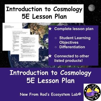 Preview of Introduction to Cosmology 5E Lesson Plan **Editable**