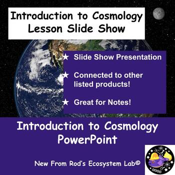 Preview of Introduction to Cosmology Lesson Slide Show Presentation FREE **Editable**