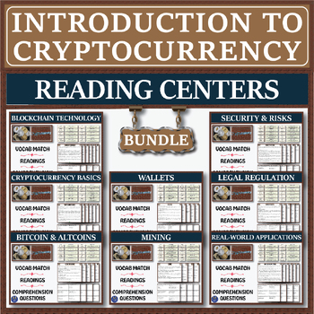 Preview of Introduction to Cryptocurrency Series: Reading Centers Bundle