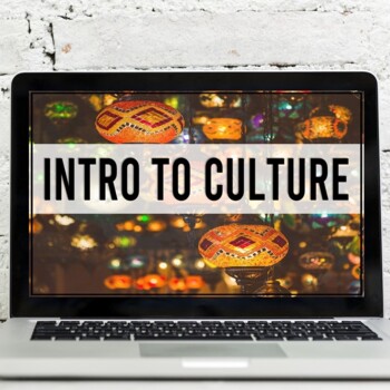 Preview of Introduction to Culture Digital Lesson & Activities (Google Compatible)