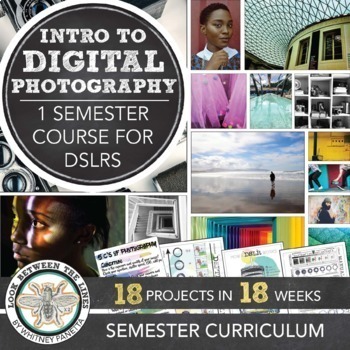 Preview of Introduction to DSLR Digital Photography Curriculum - 1 Semester High School Art