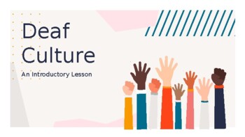 Preview of Introduction to Deaf Culture PowerPoint