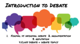 Introduction to Debate