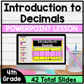 Preview of Introduction to Decimals to the Hundredths - PowerPoint Lesson
