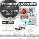 Introduction to Design, Proportion, Printable Handout for 