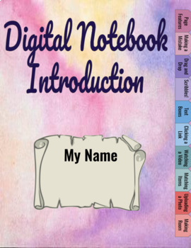 Preview of Introduction to Digital Interactive Notebooks