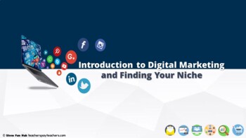 Preview of Introduction to Digital Marketing and Finding Your Niche - PowerPoint  and PDF
