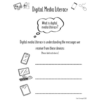 Introduction to Digital Media Literacy - Digital Citizenship | TPT