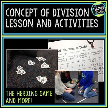 Preview of Introduction to Division Concepts--A Division Lesson for Grades 3 and 4