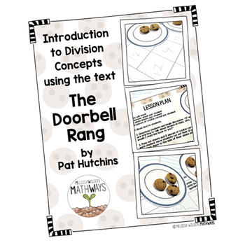 Preview of Introduction to Division Concepts using the text The Doorbell Rang