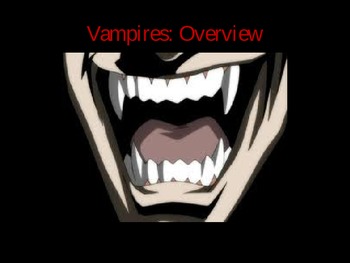 Preview of Introduction to Dracula and Vampire Literature/Film