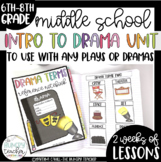 Introduction to Drama Unit with Interactive Notebook Lesso
