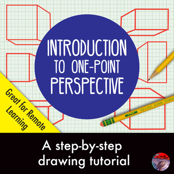 Preview of Introduction to One-Point Perspective: Print & Digital