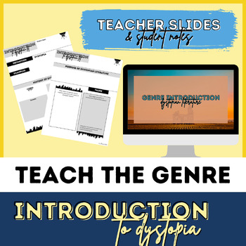 Preview of Introduction to Dystopia - Printables & Teacher Presentation