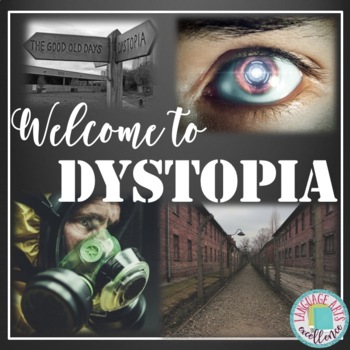 Preview of Introduction to Dystopia Powerpoint & Crossword