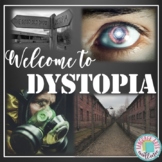 Introduction to Dystopia Powerpoint & Crossword