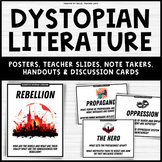 Introduction to Dystopian Literature Unit - Posters, Discu