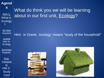 Preview of Introduction to Ecology Lesson