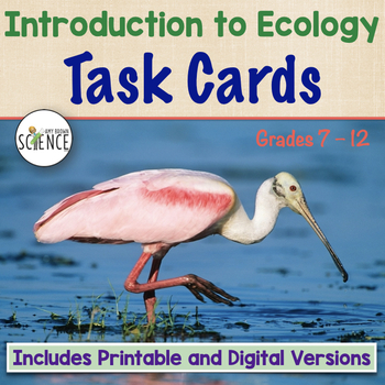 Preview of Introduction to Ecology Task Cards