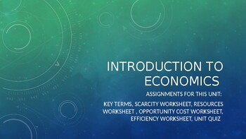Preview of Introduction to Economics Notes