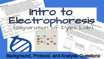 Preview of Introduction to Electrophoresis (Separation of Dye)