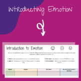 Introduction to Emotion Worksheet