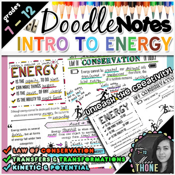 Preview of Introduction to Energy Doodle Notes