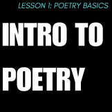Introduction to English Poetry - Poetry Unit #1