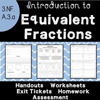 Preview of Introduction to Equivalent Fractions - 3.NF.A.3.a