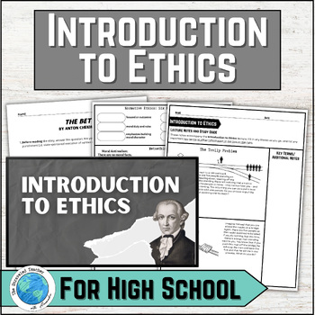 Preview of Introduction to Ethics Lecture with Activities for High School Philosophy