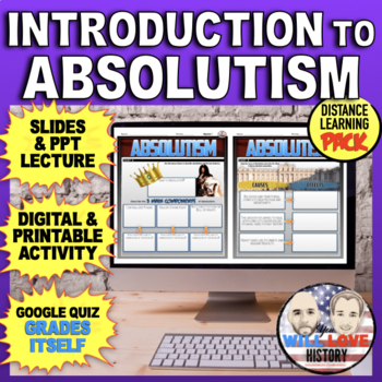 Preview of Introduction to European Absolutism | Digital Learning Pack