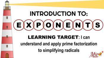 Preview of Introduction to Exponents