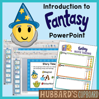 Preview of Introduction to Fantasy Genre PowerPoint Using Setting, Events, and Characters