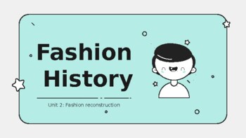 Preview of Introduction to Fashion History
