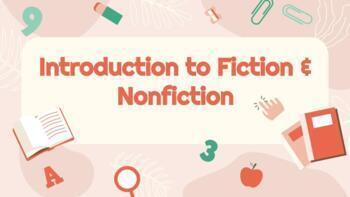 Preview of Introduction to Fiction and Nonfiction Texts | Storytelling Narrative Unit 