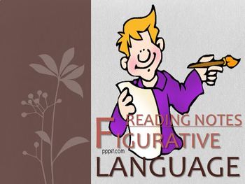 Preview of Introduction to Figurative Language- Notes, Powerpoint, & Activity