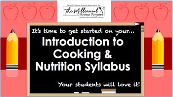 Preview of Introduction to Food & Nutrition Syllabus & Make Up Form (EDITABLE)