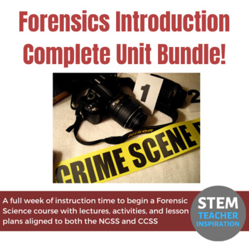 Preview of Introduction to Forensics Unit Bundle